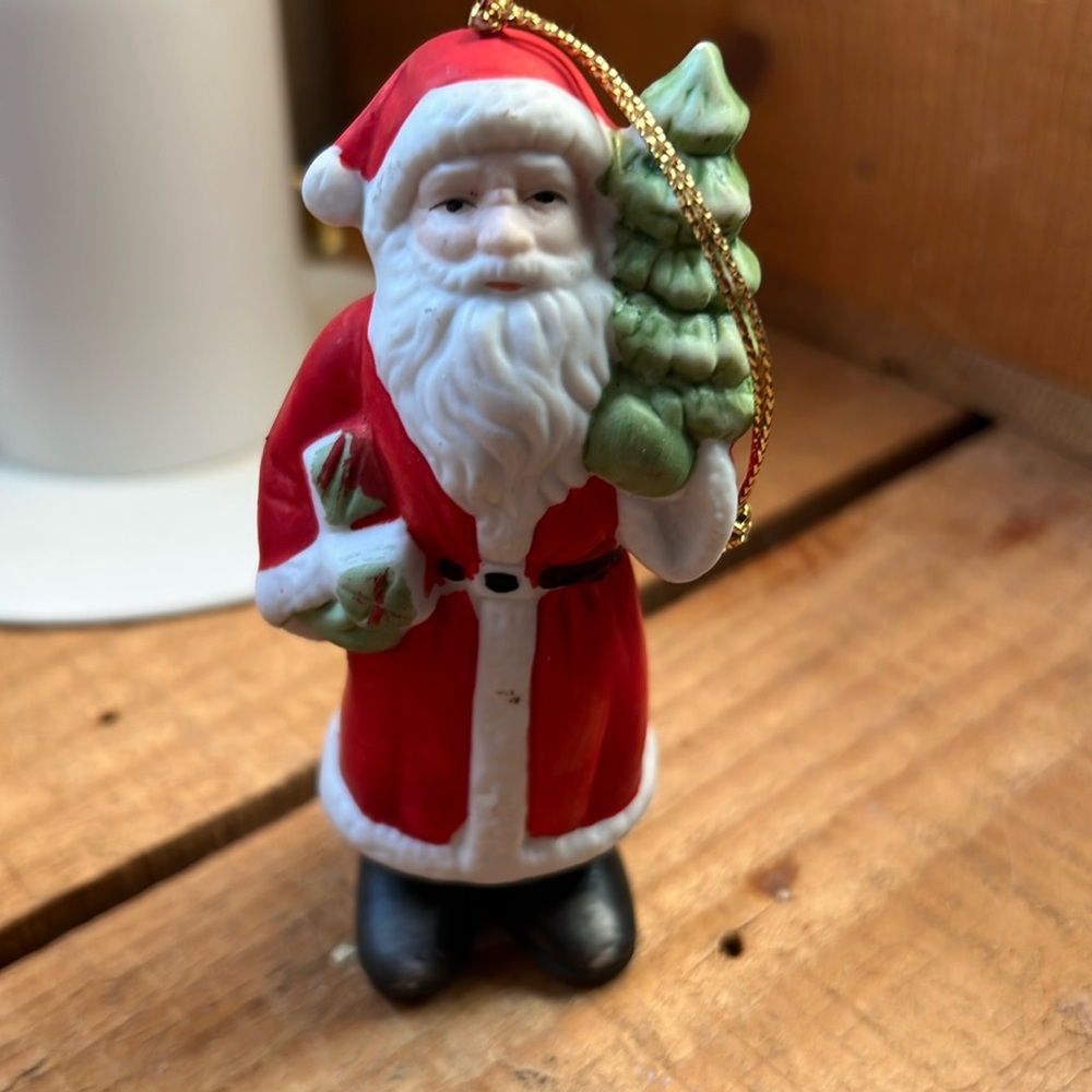 Vintage Santa ornament